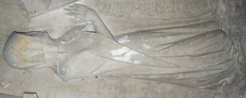 Germany Arnstadt Liebfrauenkirche Theoderich of Witzleben 1376 and wife Hedwig